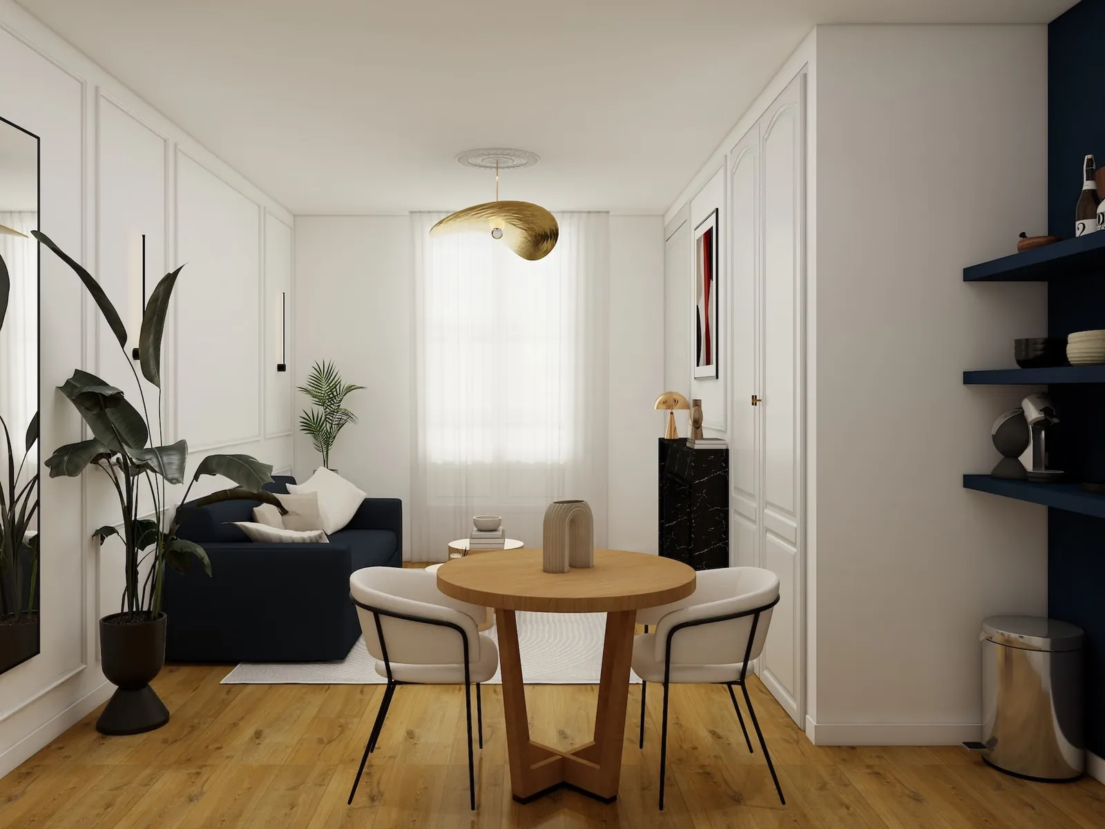 Rendu 3D, projet résidentiel : Le Bleu nuit