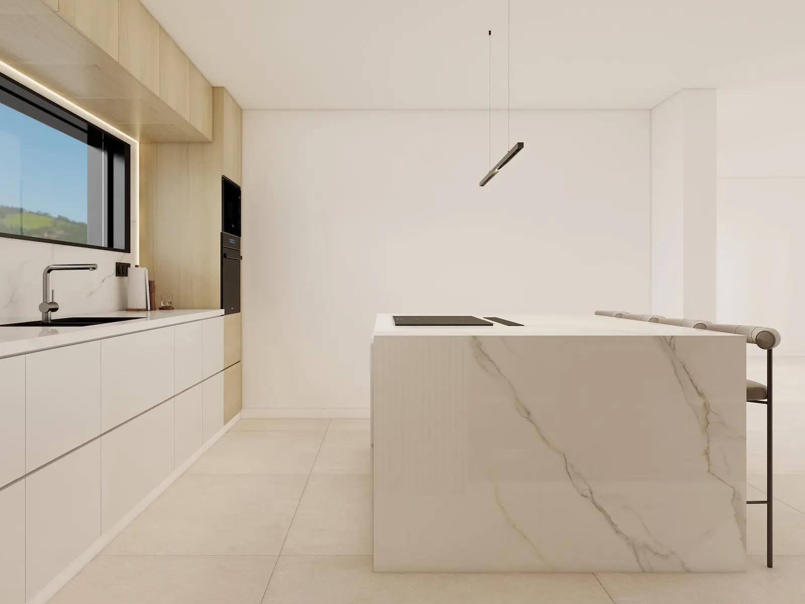 Rendu 3D, projet résidentiel : La Cascade
