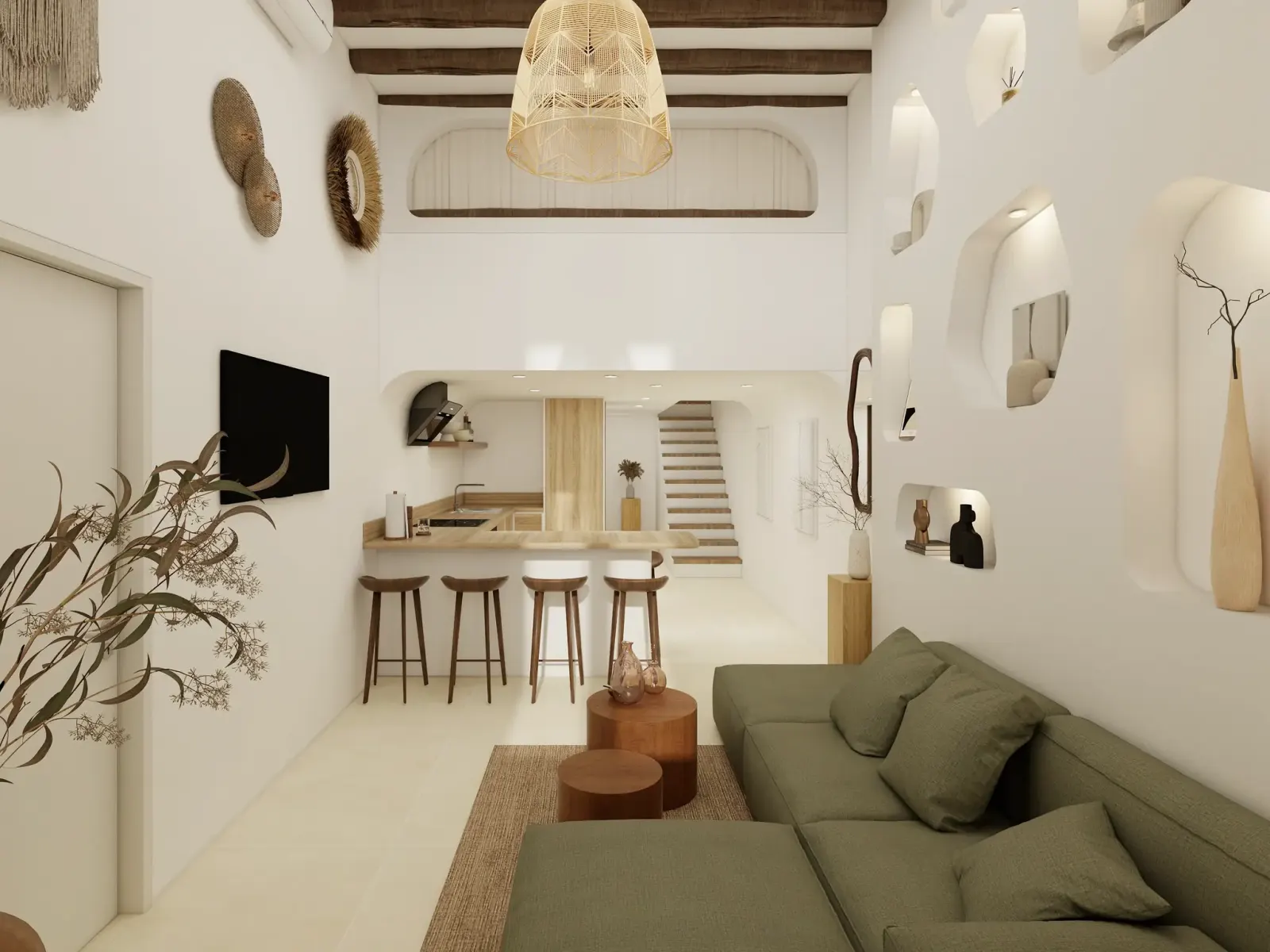 Rendu 3D, projet résidentiel : Le Mykonos