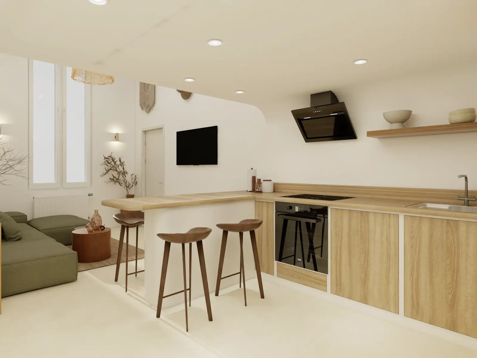 Rendu 3D, projet résidentiel : Le Mykonos