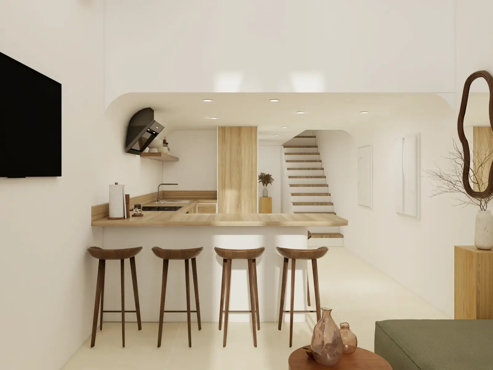 Rendu 3D, projet résidentiel : Le Mykonos