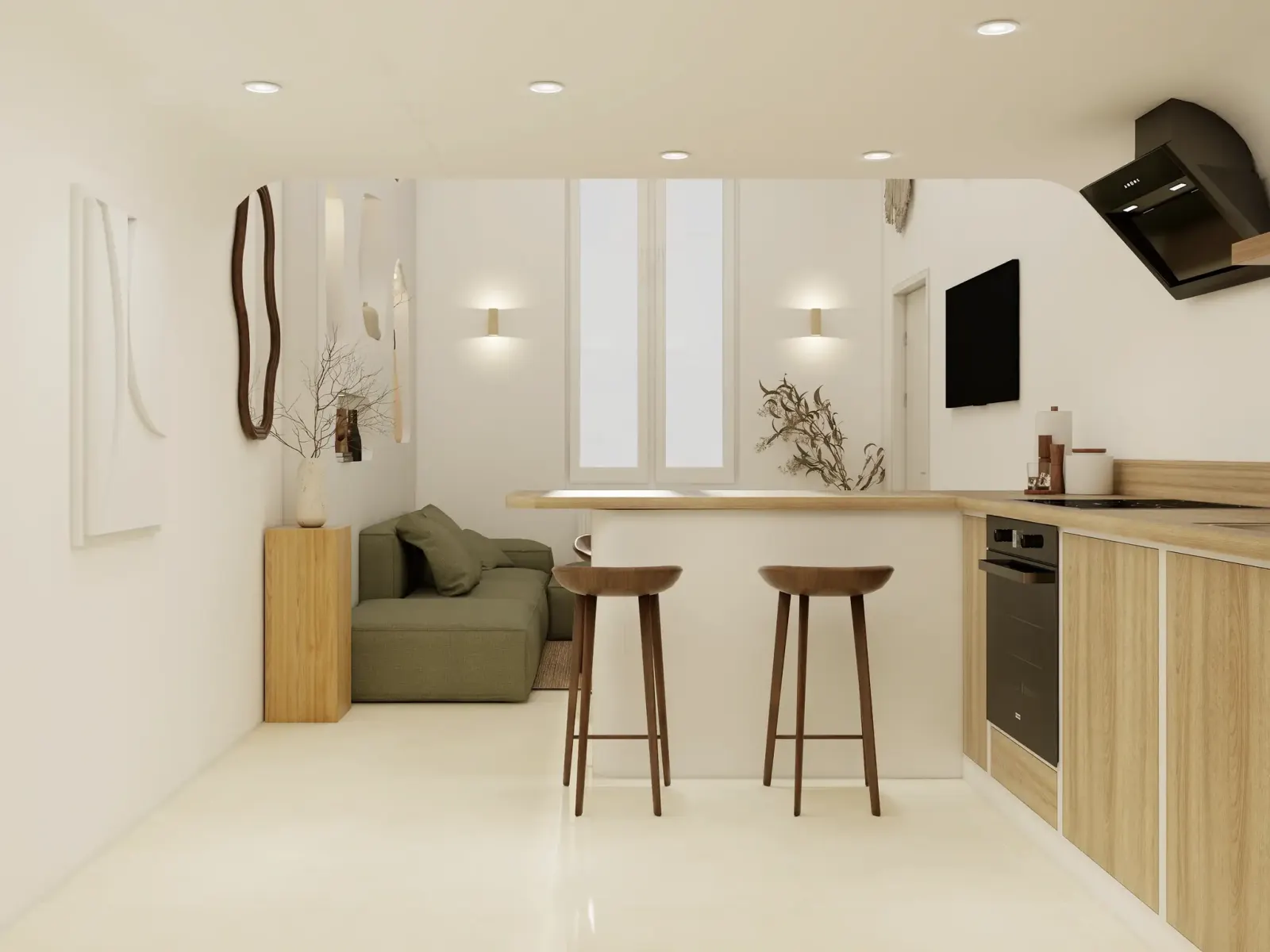 Rendu 3D, projet résidentiel : Le Mykonos