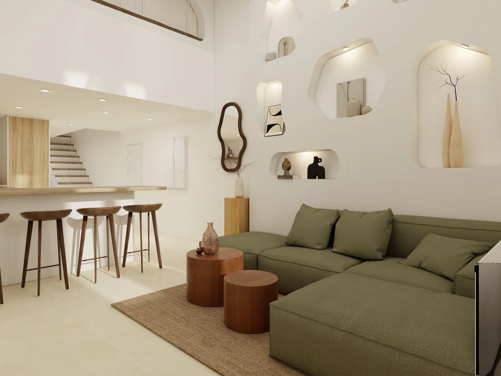 Rendu 3D, projet résidentiel : Le Mykonos